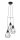 TARBES Függeszték E27 3x60W 31cm fekete