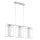 LONCINO 1 Függeszték E27 3x60W króm/fehér