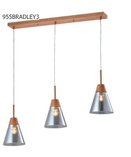 BRADLEY függeszték 3XE27