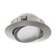 Pineda LED beépíthető kerek 6W 8,4cm mnikkel
