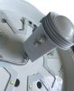 Mozgásérzékelős kör mennyezeti lámpa 18W LED természetes fehér