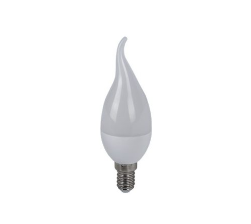 Led gyertya láng 6W E-14 hideg fehér
