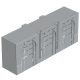 Érintésvédelmi burkolat alsó/felső kábelbevezetéshez 3P 00, 3P, L=66 mm