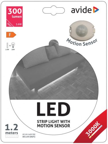 Led szalag szett mozgásérzékelővel 120cm 3,6W
