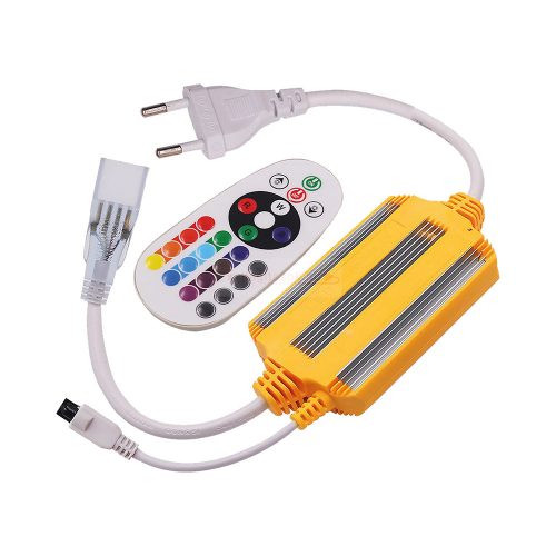 SMD Led fénykábel RGB betáp kábel és vezérlő IP54