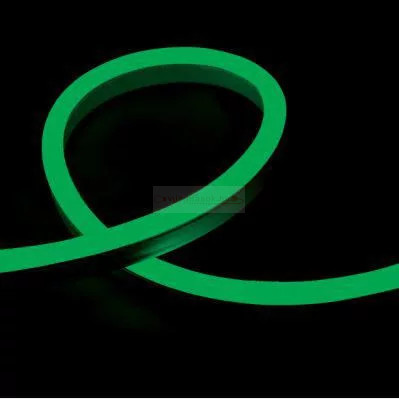 NEON flex fénykábel zöld 230V 8x16mm