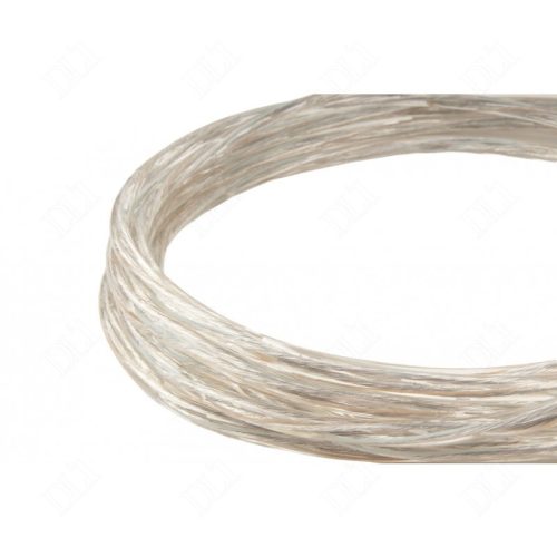 F6YOR 3x0,75mm2 sodrott vezeték átlátszó