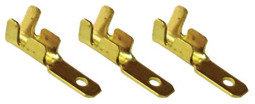 Szigeteletlen rátolható csatlakozó csap 2,8×0,5mm, 0,5-1mm2, sárgaréz