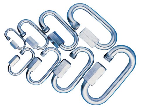 Karabiner, csavaros d=10mm
