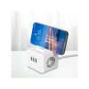WinningStar - Kocka elosztó - 2-es + 3 x USB + beépített lámpa - 2 m