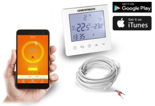 COMPUTHERM E280 Wi-Fi termosztát radiátoros- és padlófűtési rendszerekhez