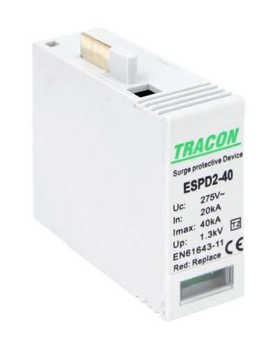 T2 AC típusú túlfeszültség levezető betét 40 M 40kA 275V