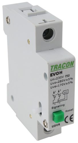 Feszültségcsökkenési-növekedési kioldó EVOH-hoz Un:230VAC, 50Hz, Udown:170VAC, Uup:270VAC