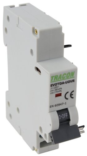 Feszültségcsökkenési-növekedési kioldó EVOTDA-hoz Un:230VAC, 50Hz, Udown:170VAC, Uup:270VAC
