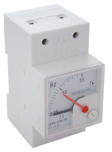 Sínre pattintható analóg frekvenciamérő 230V, 50Hz