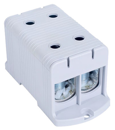 Főáramköri leágazó kapocs dupla, felületre szerelhető, szürke 35-240mm2