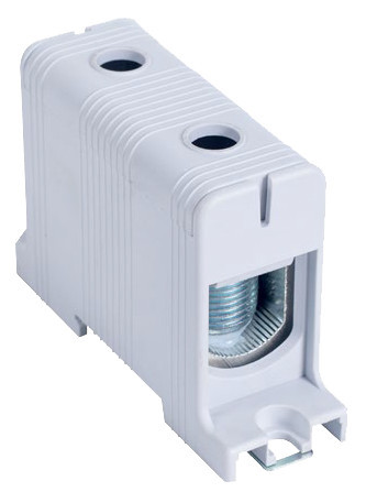 Főáramköri leágazó kapocs, sínre és felületre szerelhető, szürke 16-95mm2