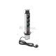 Elosztó 3x230V, 2xUSB, IP20, ezüst, műanyag, asztalba süllyesztett, 60mm, keskeny, SCHUKO