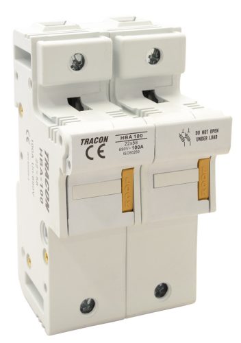 Szakaszolókapcsoló-biztosítóhengeres bizt.hoz, maszkolható 100A; 22x58mm; Un=230V/400V