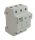 Szakaszolókapcsoló-biztosítóhengeres bizt.hoz, maszkolható 20A, 8x32mm; Un=230V/400V