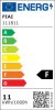 LED lámpa AR111  11W  30° 12V természetes fehér szürke