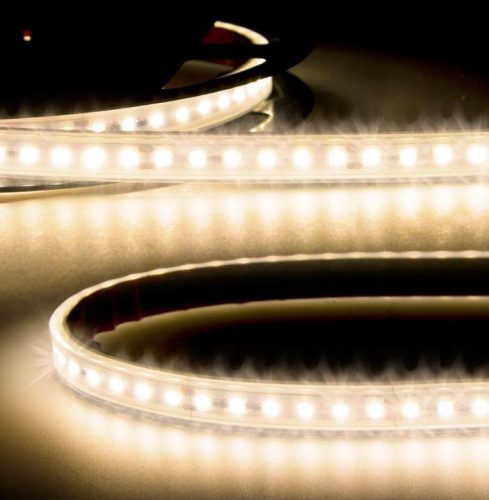Prémium LED szalag 24V AQUA IP68 12W/m 1200Lm/m 3000K UV álló 15 méter