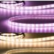 Prémium LED szalag 24V AQUA IP68 19W/m RGB+WW UV álló 5 méter
