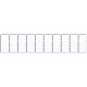 Jelölőlapka TSKA, TSKB sorozatkapocshoz, (10 modul), W=10mm TSKA10.,TSKA16.,TSKA35.,TSKA50.,TSKA95.,TSKA150.,TSKA240.