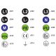 Jelölőcimke (öntapadós, L+)30 db/A5