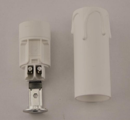 Foglalat E-14 gyertya 8 cm