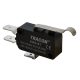 Helyzetkapcsoló, mikro, íves-rugószár 1×CO 10(3)A/230V, 28mm, 6,3x0,8 mm, IP00
