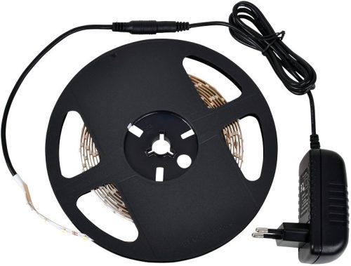 Led szalag szett beltéri 30xSMD3528/m meleg fehér 4,8W/m