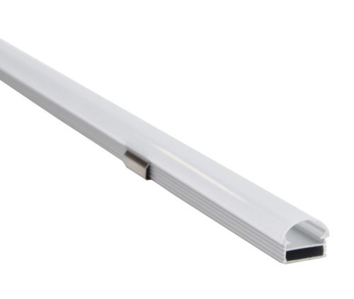 Alumínium profil LED szalagokhoz, külső rögzítéses W=10mm