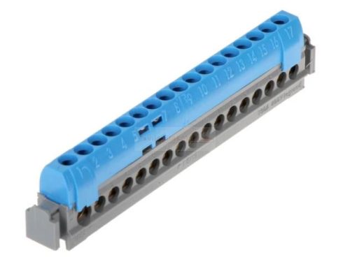 N-sín 17P csavaros 16csatl./16mm2 1csatl./25mm2 kalapsínre Lexic LEGRAND