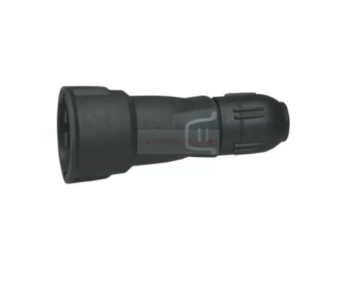 Dugalj lengő 2P+F tömszelencés 16A 230V egyenes fekete gumi csavaros IP44 LEGRAND