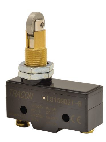 Helyzetkapcsoló, görgős 1×CO, 2A/230V AC, 90°, IP00