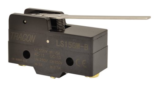Helyzetkapcsoló, rugószáras 1×CO, 2A/230V AC, 48mm, IP00