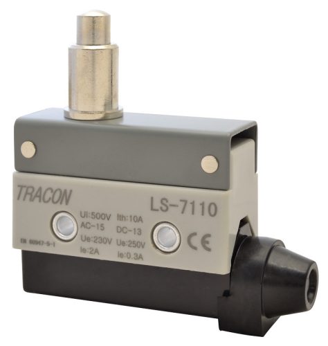 Helyzetkapcsoló, kúpos, ütközős 1×CO, 2A/230V AC, 22mm, IP40