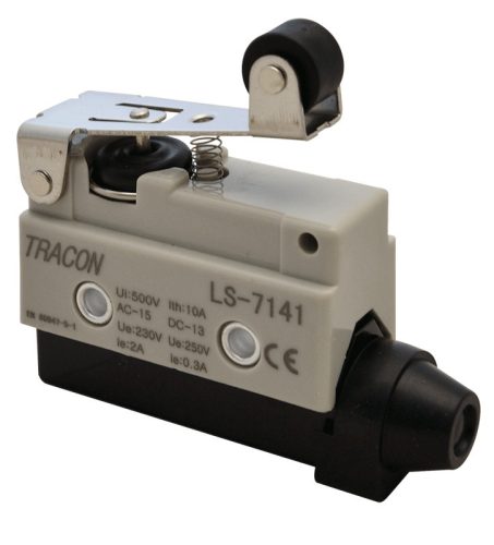 Helyzetkapcsoló, rugószáras-görgős 1×CO, 2A/230V AC, 47mm, IP40