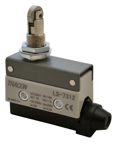 Helyzetkapcsoló, görgős 1×CO, 2A/230V AC, 90°, IP40