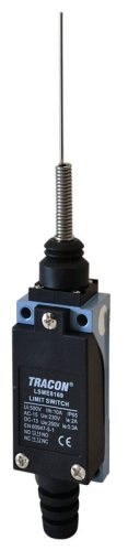 Helyzetkapcsoló, rugószáras (acél) 1×NO+1×NC, 5A/250V AC, 97mm, IP65