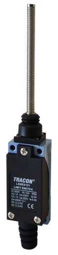 Helyzetkapcsoló, rugószáras (acél) 1×NO+1×NC, 5A/250V AC, 100mm, IP65