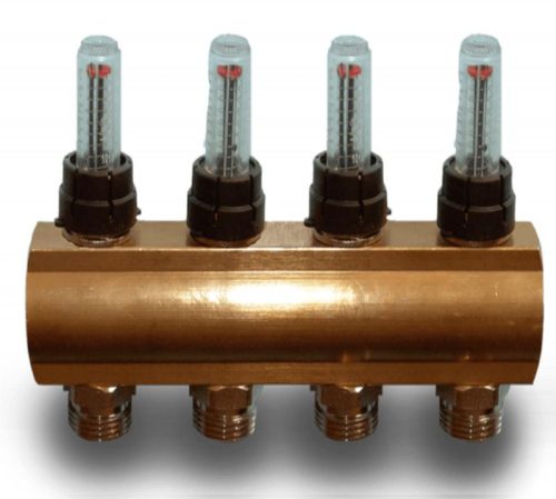 COMPUTHERM MF03 1"-os áramlásmérővel szerelt 4 leágazásos osztó