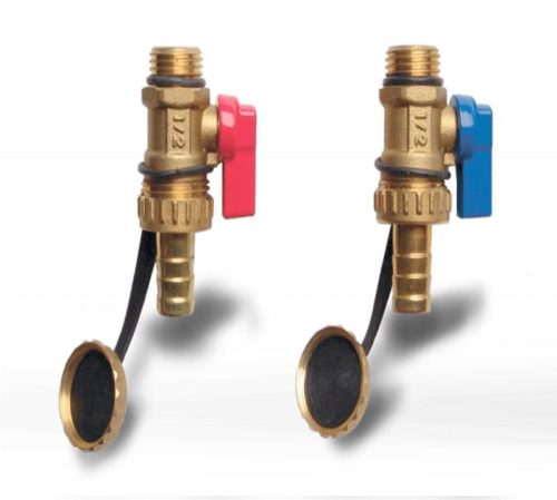 Computherm MF10 1/2”-os ürítőcsap (piros vagy kék nyitókarral)