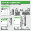 Schneider RESI9 MP Kiselosztó, füstszínű átlátszó ajtó, süllyesztett, 1x12 modul, PEN sín, komplett, fehér