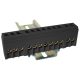 Szigetelt földelősín (N/PE), fekete 230/400VAC, 63A, 6×9mm, 12P, IP20