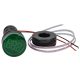 Árammérő, LED jelzőfény, zöld 1-100A, Um=230VAC, d=22mm