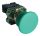 Gombafejű nyomógomb, fémalapra szerelt, zöld 1×NO, 3A/400V AC, IP42, d=40mm