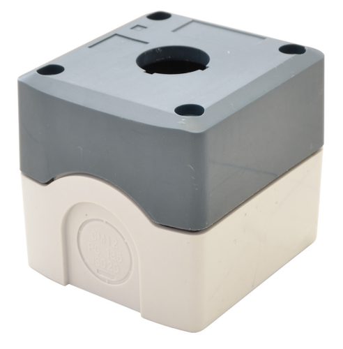 Tokozat 22 mm-es nyomógombokhoz szürke
