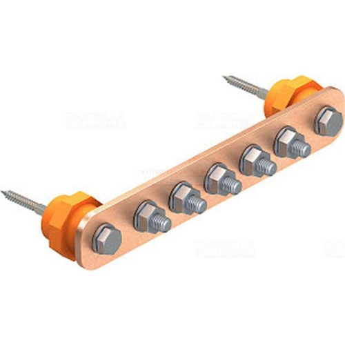 EPH-sín szigetelt réz fix 40mm x 5mm x 246mm csak kapocs OBO-BETTERMANN